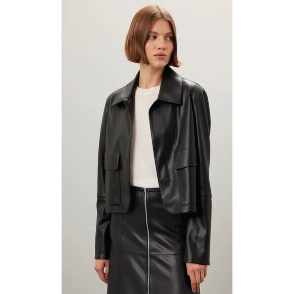 Alexis Black Faux Leather Peri Jacket - Picture 1 of 11